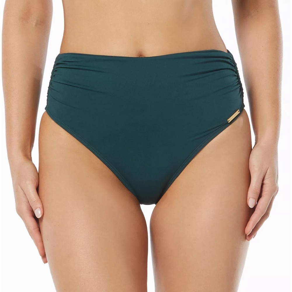 Vince Camuto high waisted bikini bottoms.